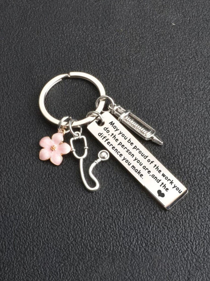 Flower med Keychain