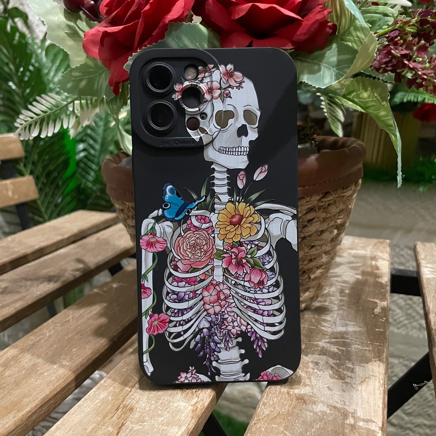 Flower Skeleton Case