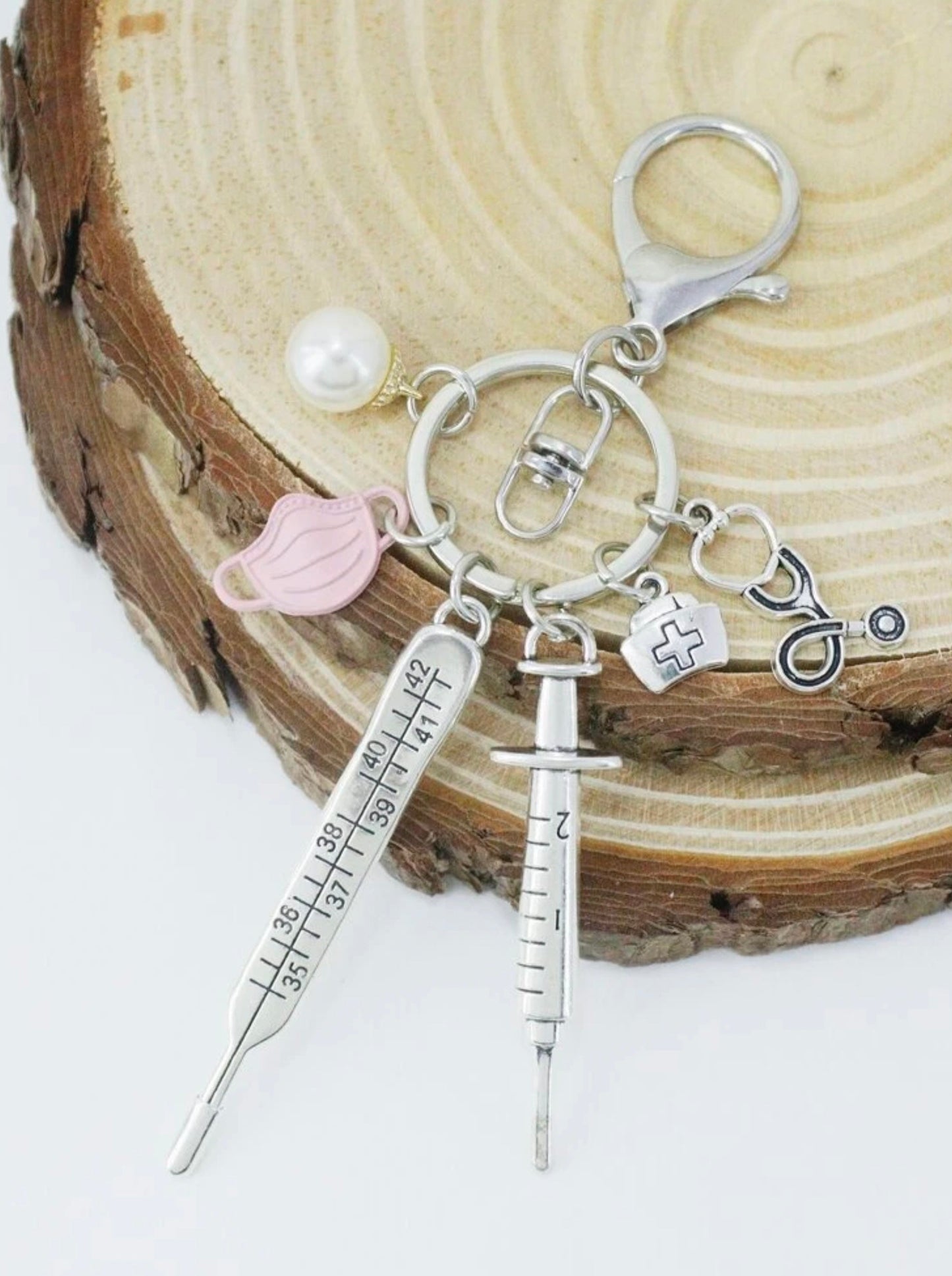 Large Needle Keychain