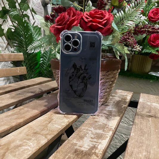 Transparent Heart Case