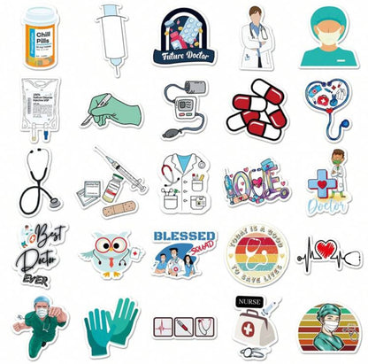 50 Doctors Nurses Stickers