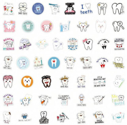 50 Dentist Stickers