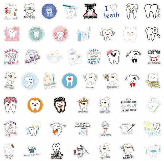 50 Dentist Stickers