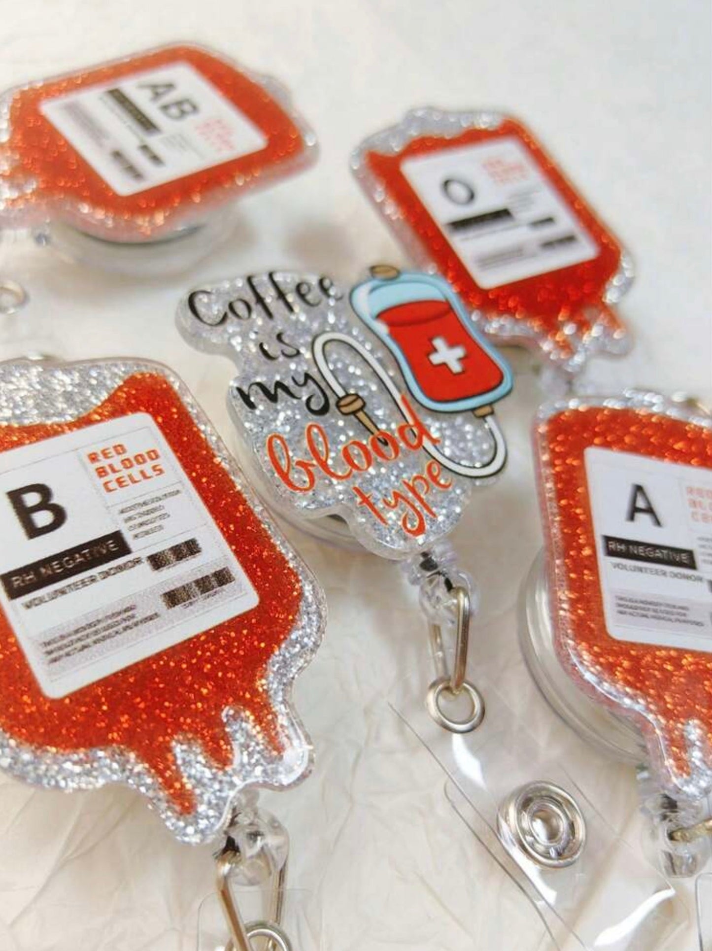 Blood Type Card Holder