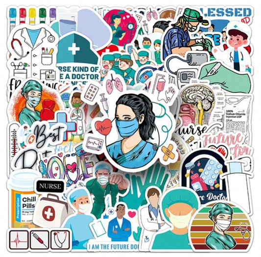 50 Doctors Nurses Stickers