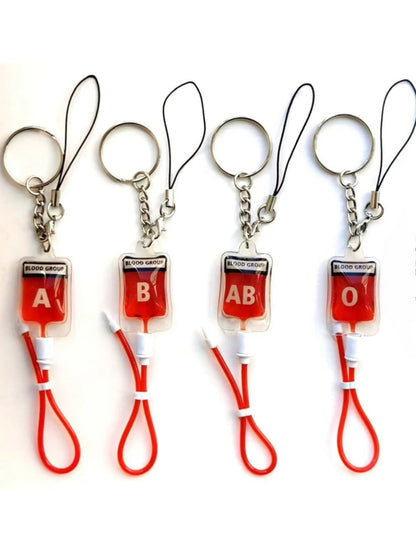 Blood Type Keychain