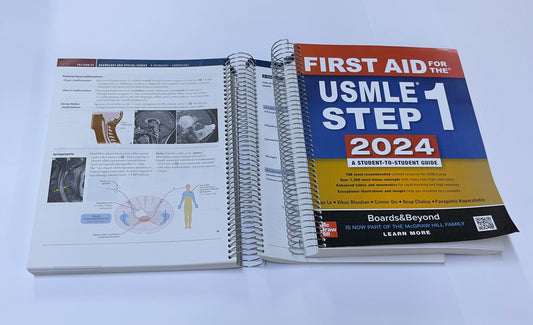 FIRST AID FOR THE USMLE 2024 A STUDENT-TO-STUDENT GUIDE - Spiral Coil